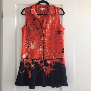 Splatter pattern dress